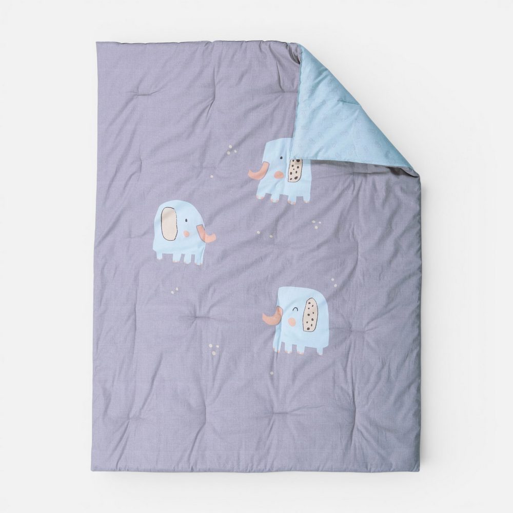 Πάπλωμα Βρεφικό Elephants 110x140  Nef Nef Homeware, ΥΦΑΣΜΑ:100%BAMB-ΕΣΩΤ:100%ΠΟΛ - Image 4