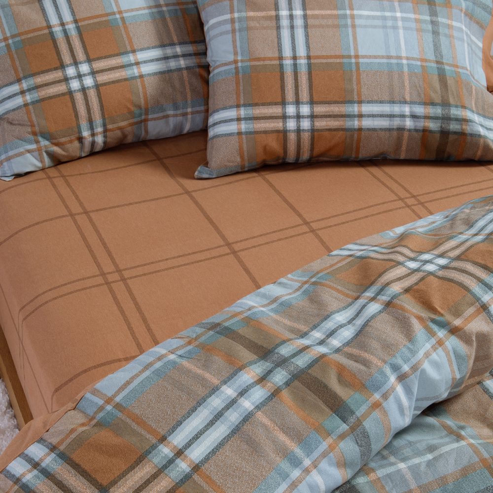 Σετ Σεντόνια Μονά Resten 160x260 Nef Nef Homeware, 100% BAMBAKI - Image 4