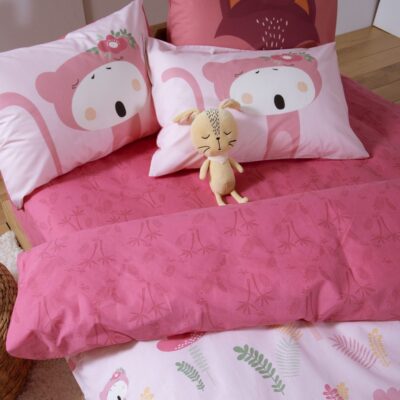 Σετ Σεντόνια Παιδικά Μονά Wild & Sweet 170x260 Nef Nef Homeware, 100% BAMBAKI - Image 2