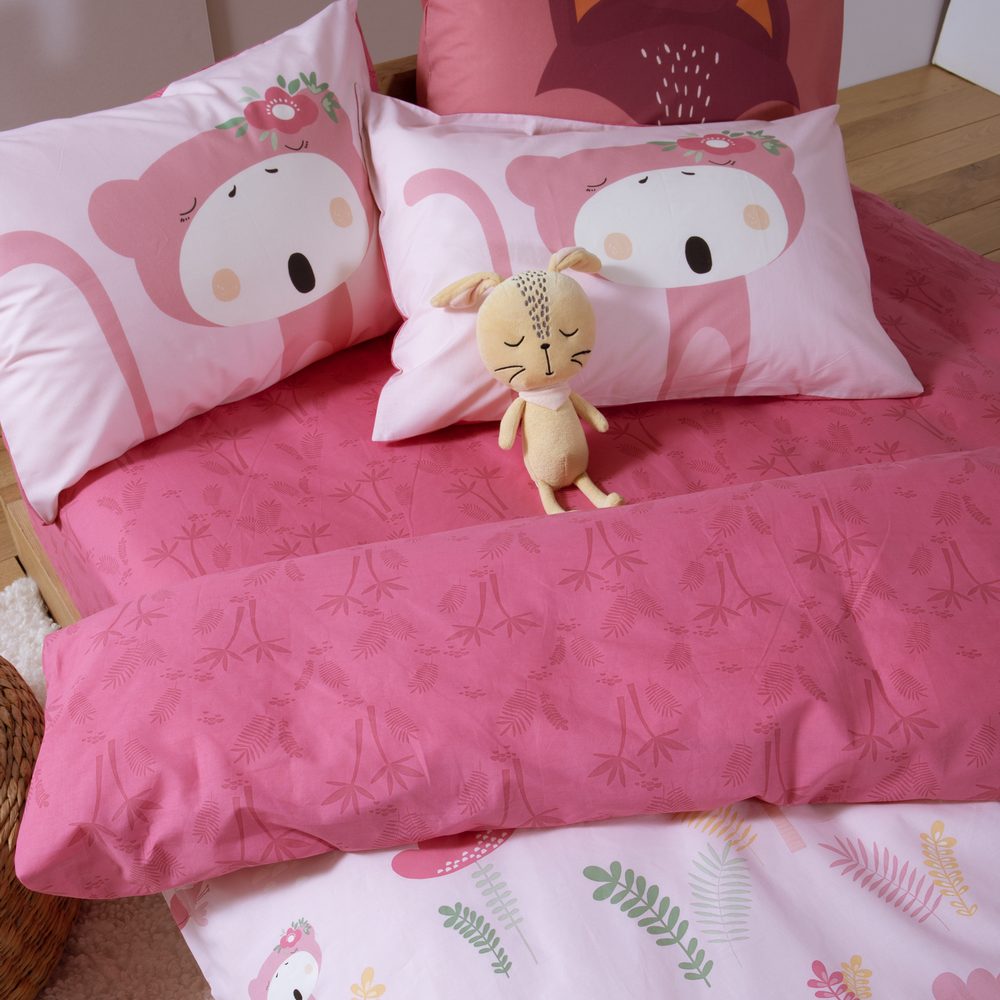 Σετ Σεντόνια Παιδικά Μονά με Λάστιχο Wild & Sweet 170x260  Nef Nef Homeware, 100% BAMBAKI - Image 2