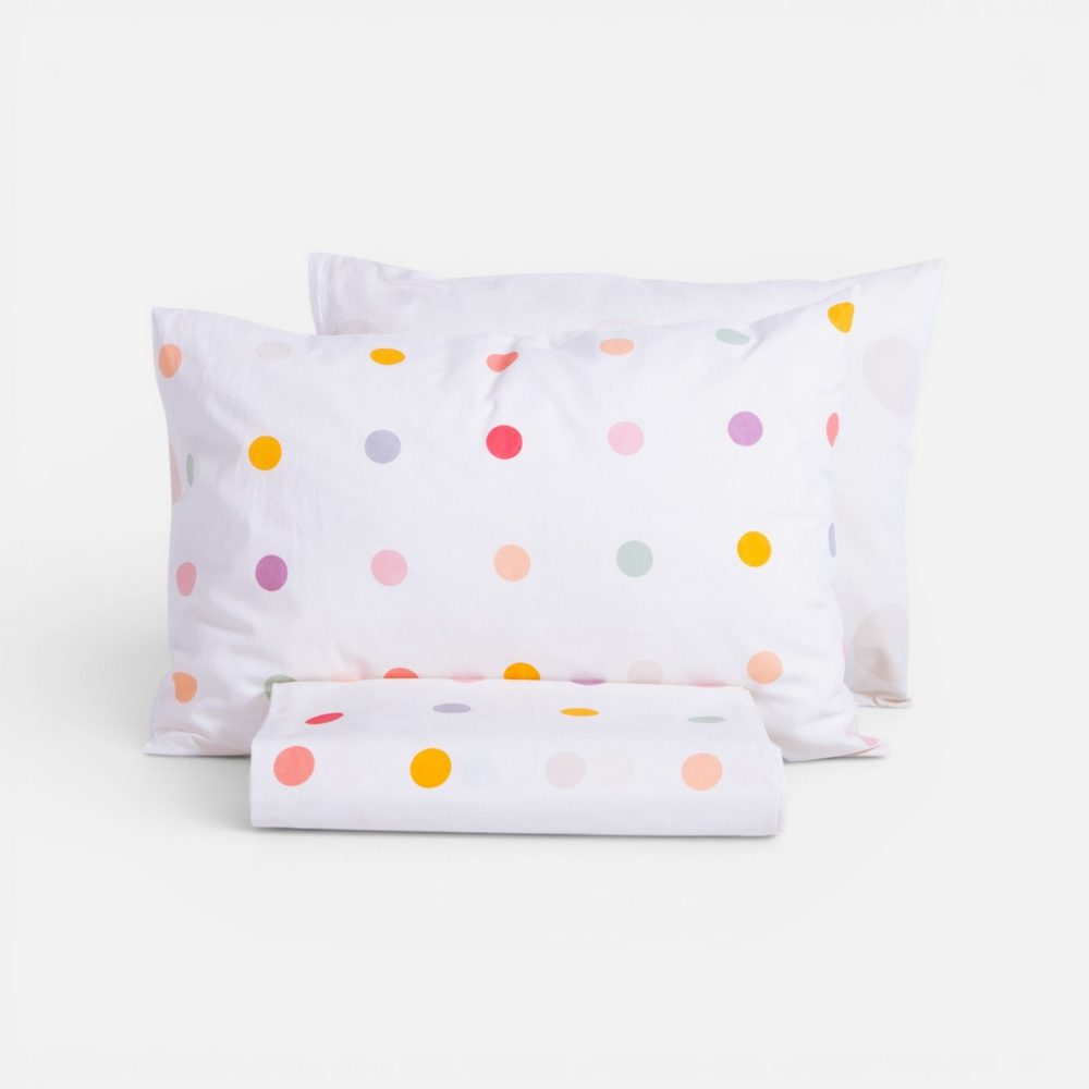 Σετ Παπλωματοθήκη Παιδική Μονή Dots Ecru 160x240 Nef Nef Homeware, 100% BAMBAKI - Image 3