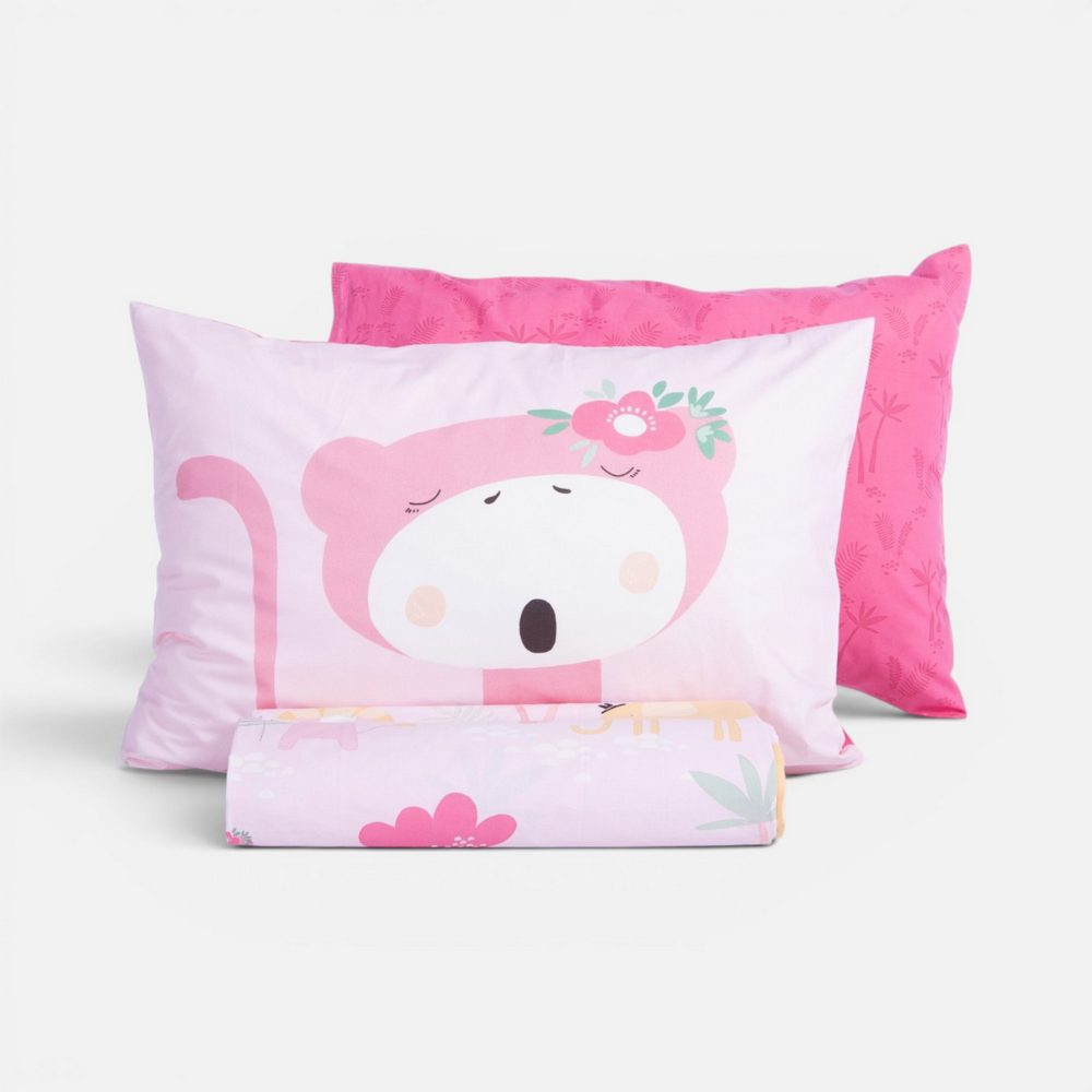 Σετ Παπλωματοθήκη Παιδική Μονή Wild & Sweet 160x240 Nef Nef Homeware, 100% BAMBAKI - Image 3