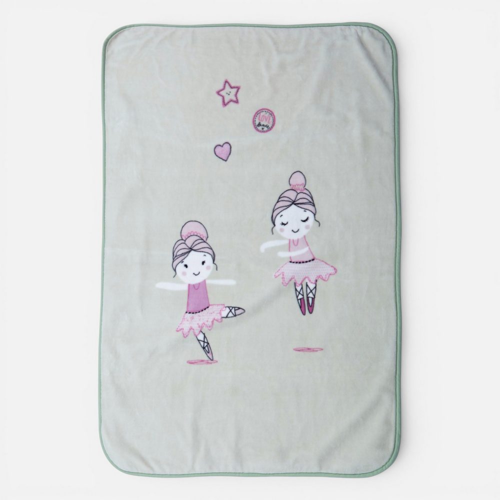 Κουβέρτα Βρεφική Αγκαλιάς Ballerine World 75x100 Nef Nef Homeware, 100% ΠΟΛΥΕΣΤΕΡΑΣ - Image 3