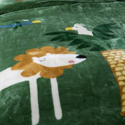 Κουβέρτα Παιδική Jungle Mania 160x220 Nef Nef Homeware, 100% ΠΟΛΥΕΣΤΕΡΑΣ - Image 2