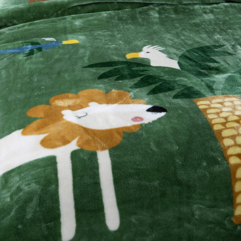Κουβέρτα Παιδική Jungle Mania 160x220 Nef Nef Homeware, 100% ΠΟΛΥΕΣΤΕΡΑΣ - Image 2