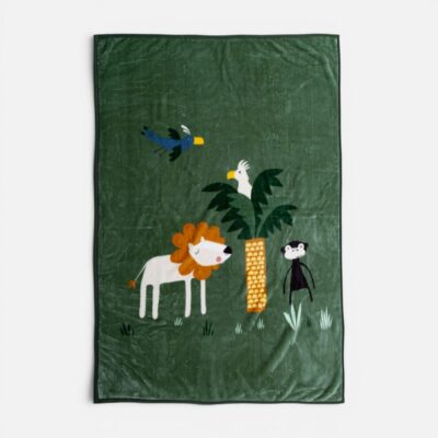 Κουβέρτα Παιδική Jungle Mania 160x220 Nef Nef Homeware, 100% ΠΟΛΥΕΣΤΕΡΑΣ - Image 4