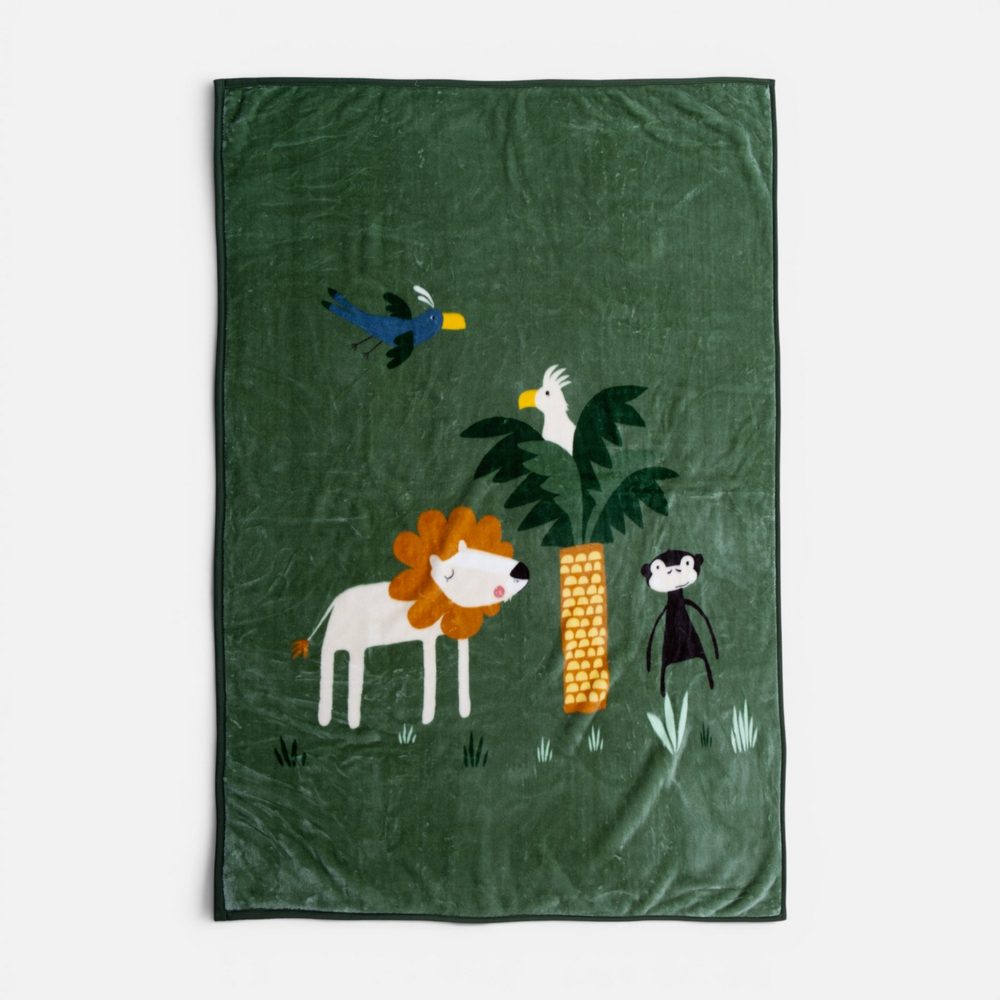 Κουβέρτα Παιδική Jungle Mania 160x220 Nef Nef Homeware, 100% ΠΟΛΥΕΣΤΕΡΑΣ - Image 4