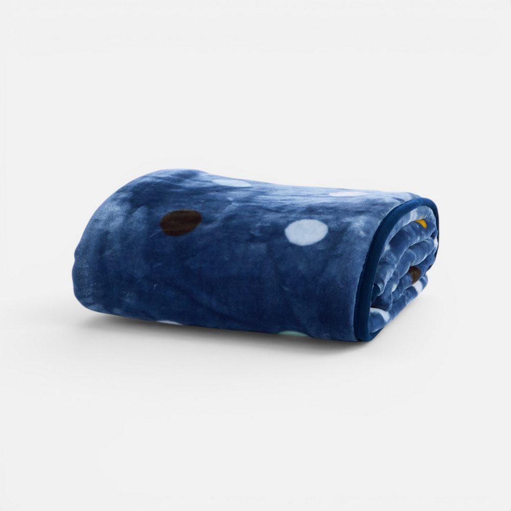 Κουβέρτα Παιδική Dots Blue 160x220 Nef Nef Homeware, 100% ΠΟΛΥΕΣΤΕΡΑΣ - Image 4