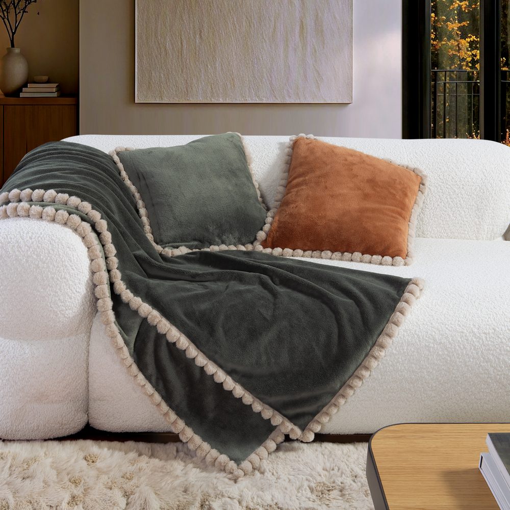 Κουβερτάκι Καναπέ Pompozia 130x180  Nef Nef Homeware, 100% ΠΟΛΥΕΣΤΕΡΑΣ - Image 3