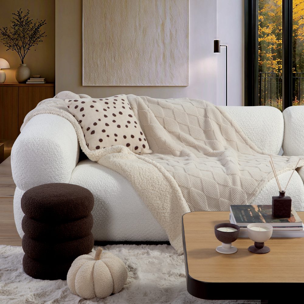 Κουβερτάκι Καναπέ Mizenie 130x180  Nef Nef Homeware, 100% ΠΟΛΥΕΣΤΕΡΑΣ - Image 2