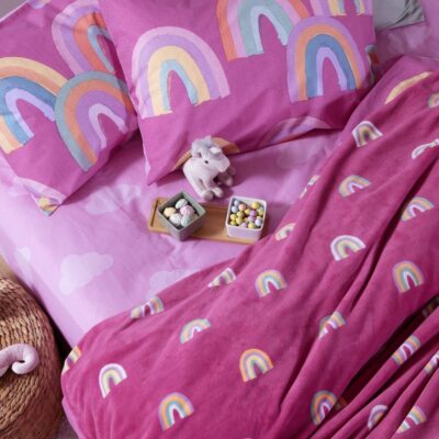 Κουβέρτα Παιδική Fleece Rainbow Mood 160x220 Nef Nef Homeware, 100% ΠΟΛΥΕΣΤΕΡΑΣ - Image 2