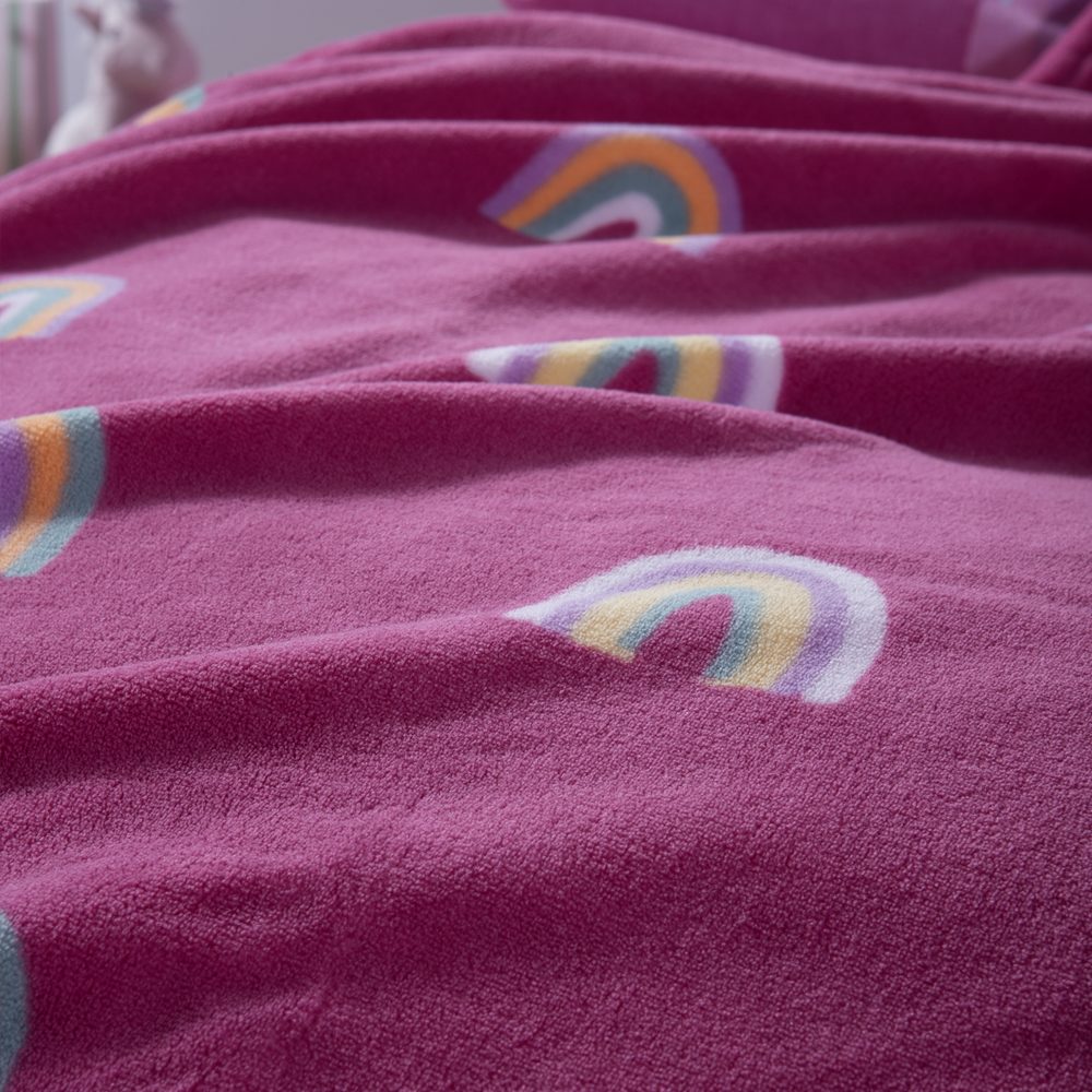 Κουβέρτα Παιδική Fleece Rainbow Mood 160x220 Nef Nef Homeware, 100% ΠΟΛΥΕΣΤΕΡΑΣ - Image 3