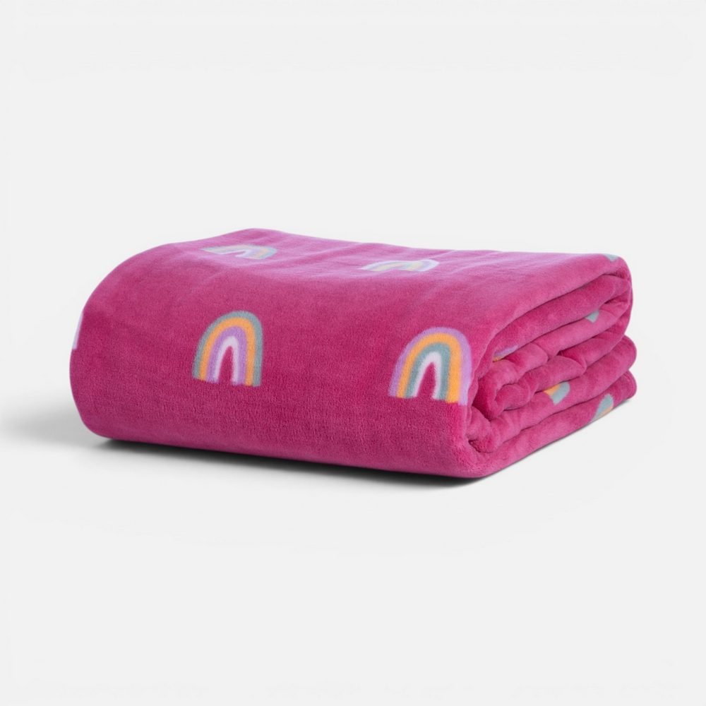 Κουβέρτα Παιδική Fleece Rainbow Mood 160x220 Nef Nef Homeware, 100% ΠΟΛΥΕΣΤΕΡΑΣ - Image 4