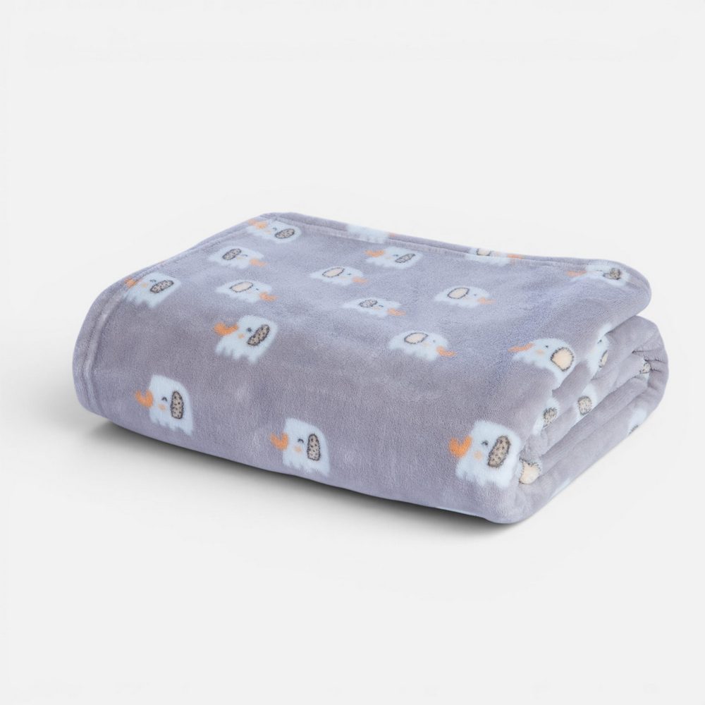 Κουβέρτα Fleece Βρεφική Αγκαλιάς Elephants 26 75x110 Nef Nef Homeware, 100% ΠΟΛΥΕΣΤΕΡΑΣ - Image 3