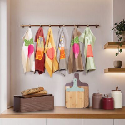Ποτηρόπανο Βελουτέ Sweet Apple 40x60 Nef Nef Homeware, 100% BAMBAKI - Image 2