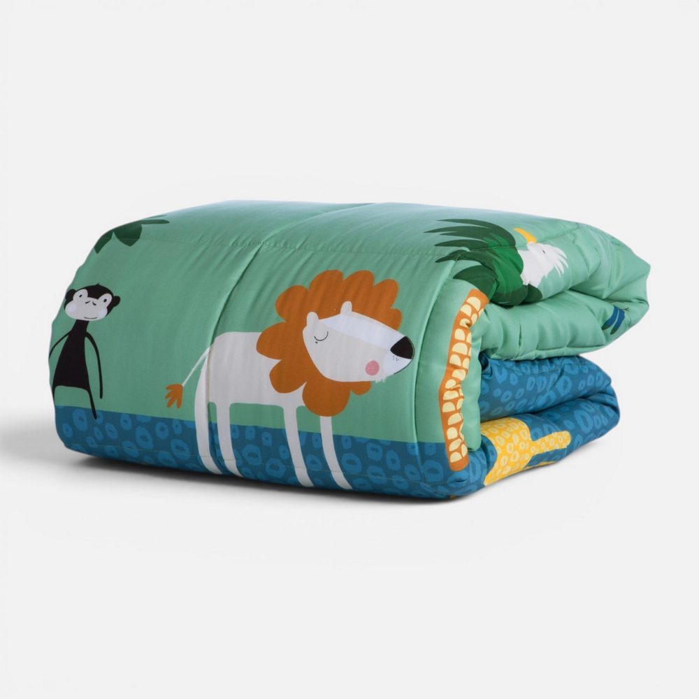 Πάπλωμα Παιδικό Μονό Jungle Mania 160x220  Nef Nef Homeware, ΕΞΩΤΕΡΙΚΑ:100% ΜΙΚΡ.-ΕΣΩΤΕΡΙΚΑ:100% ΠΟΛ. - Image 3