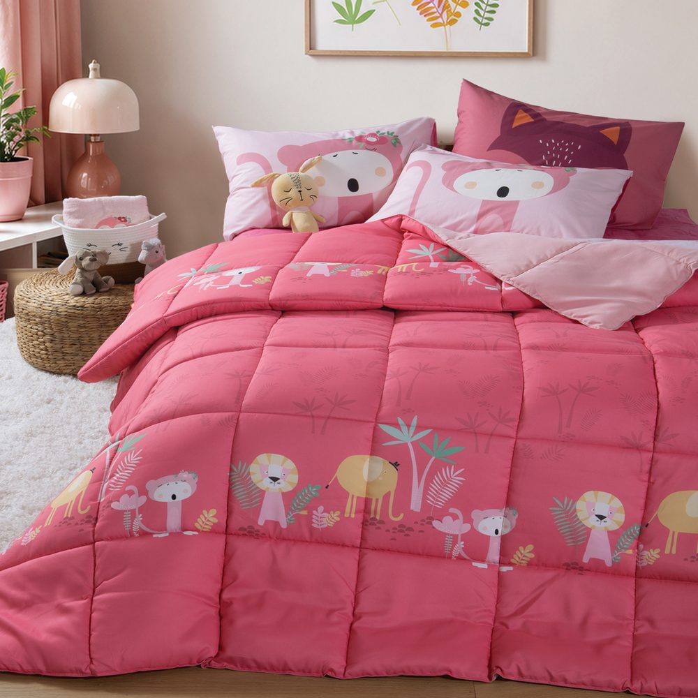 Πάπλωμα Παιδικό Μονό Wild & Sweet 160x220 Nef Nef Homeware, ΕΞΩΤΕΡΙΚΑ:100% ΜΙΚΡ.-ΕΣΩΤΕΡΙΚΑ:100% ΠΟΛ.