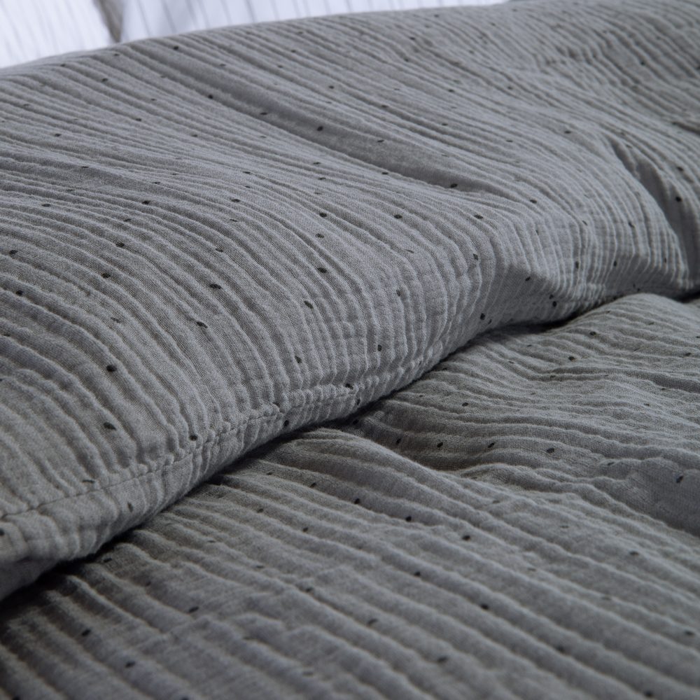 Σετ Παπλωματοθήκη Υπέρδιπλη Dots 240x230 Nef Nef Homeware, 100% ΒΑΜΒΑΚΙ - Image 4
