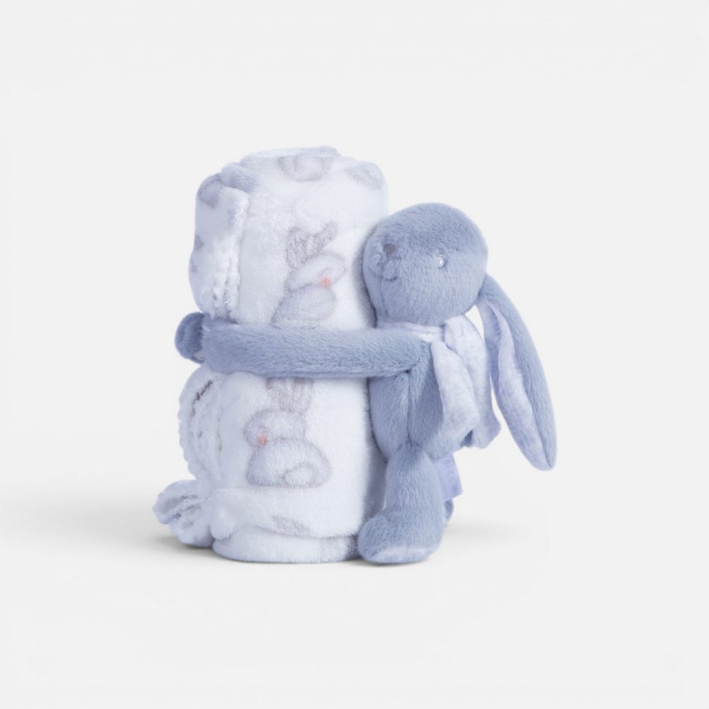 Κουβερτάκι με Κουνελάκι Βρεφικό Αγκαλιάς Fleece Bunny Boo 75x100  Nef Nef Homeware, 100% ΠΟΛΥΕΣΤΕΡΑΣ - Image 2