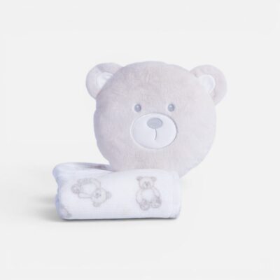 Κουβερτάκι με Μαξιλάρι Βρεφικό Fleece Honey Bear 75x100 Nef Nef Homeware, 100% ΠΟΛΥΕΣΤΕΡΑΣ