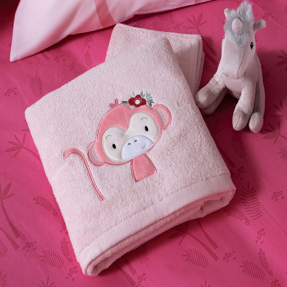 Πετσέτες Παιδικές Σετ 2τεμ. Wild & Sweet Nef Nef Homeware, 100% ΒΑΜΒΑΚΙ