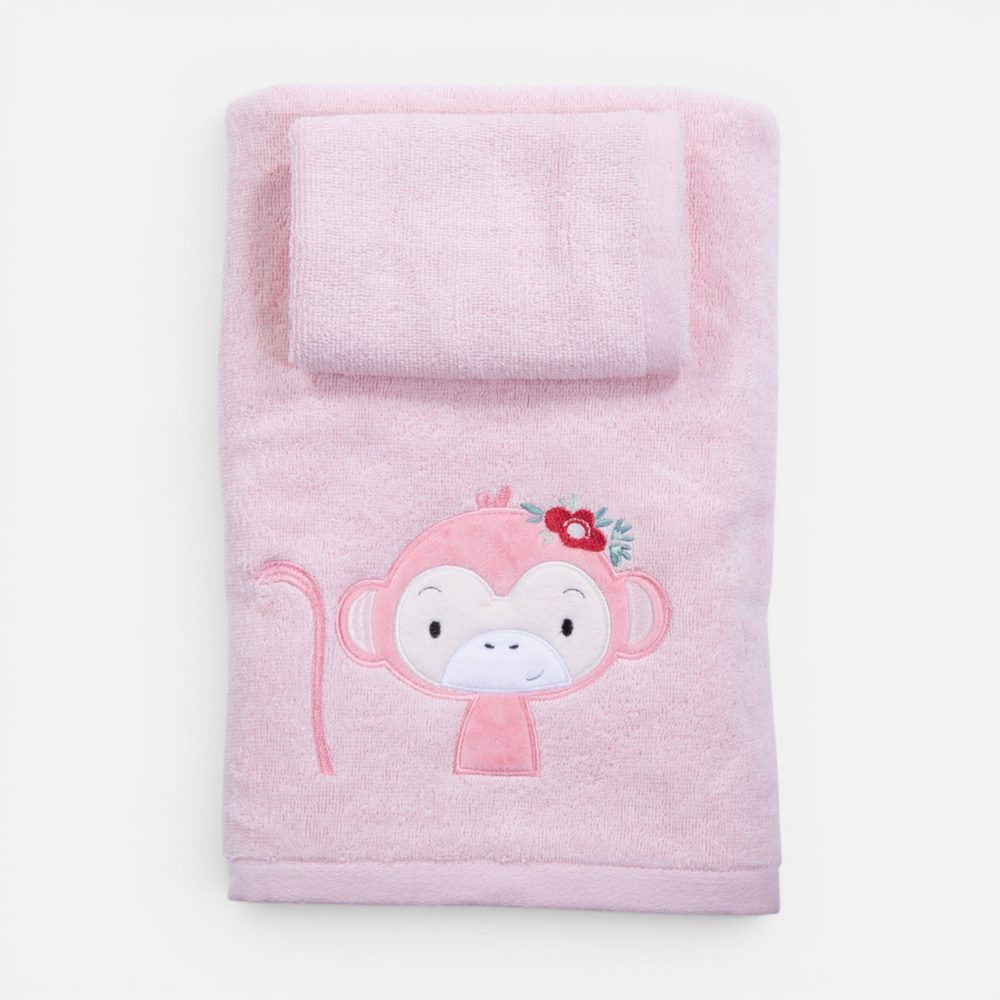 Πετσέτες Παιδικές Σετ 2τεμ. Wild & Sweet Nef Nef Homeware, 100% ΒΑΜΒΑΚΙ - Image 2