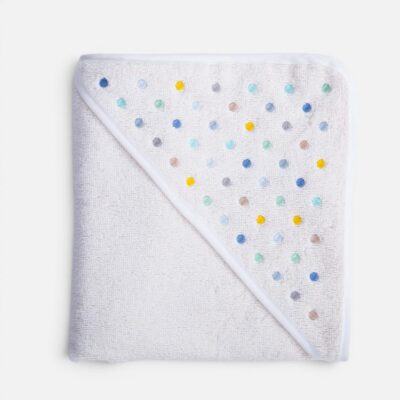 Κάπα Βρεφική Dots 75x75 Nef Nef Homeware, 100% ΒΑΜΒΑΚΙ - Image 4