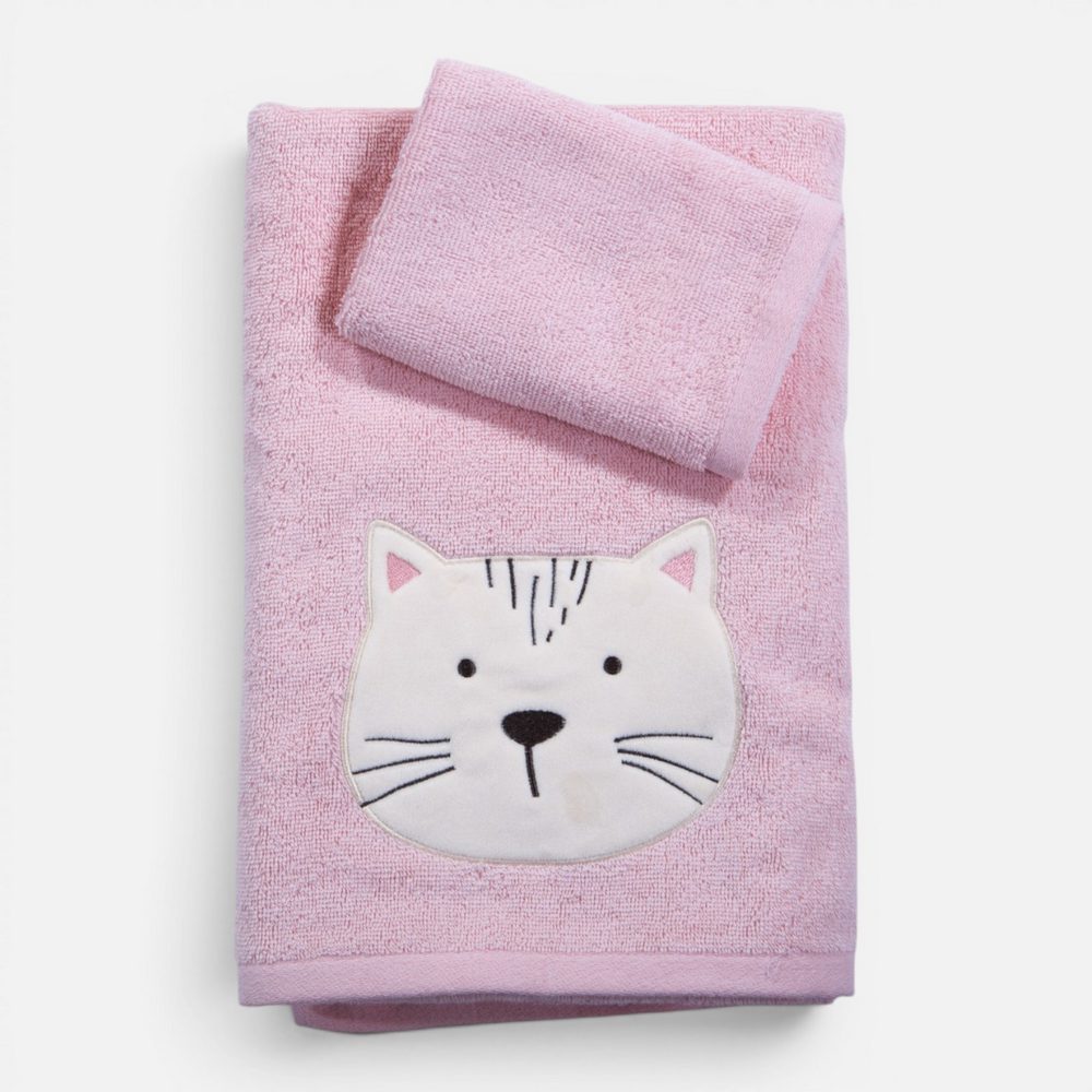 Πετσέτες Βρεφικές Σετ 2τεμ. Cats Are Perfect  Nef Nef Homeware, 100% ΒΑΜΒΑΚΙ - Image 2