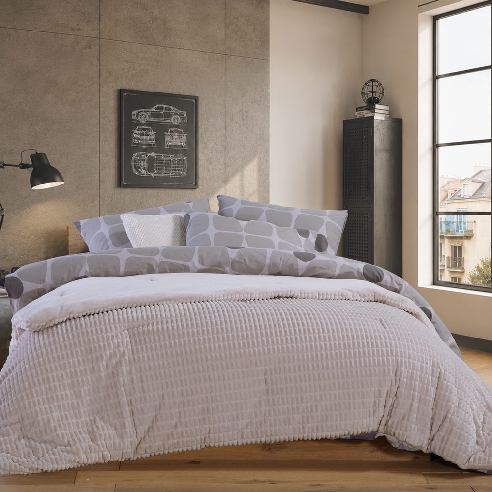 Κουβερτοπάπλωμα Υπέρδιπλο Elaisa 220x240  Nef Nef Homeware, ΥΦΑΣΜΑ:100% ΠΟΛ-ΕΣΩΤ:100% ΠΟΛ - Image 2