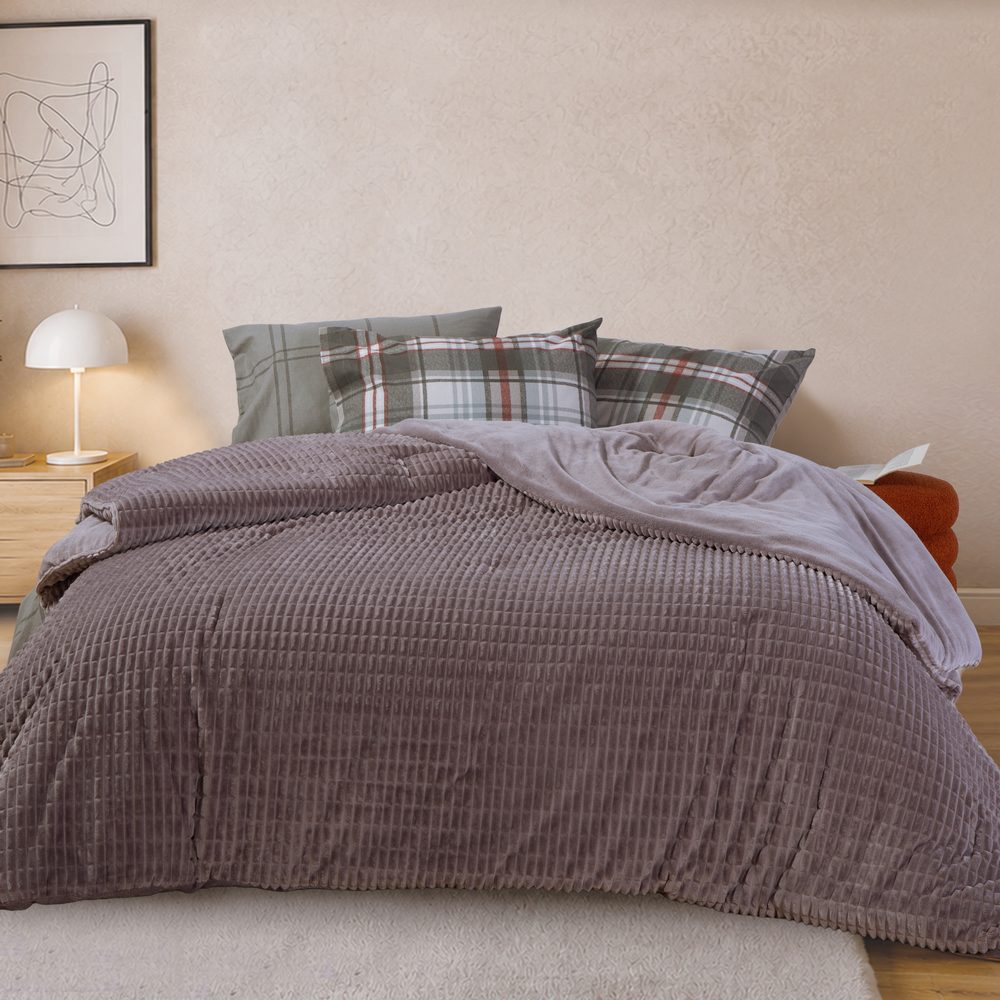 Κουβερτοπάπλωμα Υπέρδιπλο Elaisa 220x240  Nef Nef Homeware, ΥΦΑΣΜΑ:100% ΠΟΛ-ΕΣΩΤ:100% ΠΟΛ - Image 4