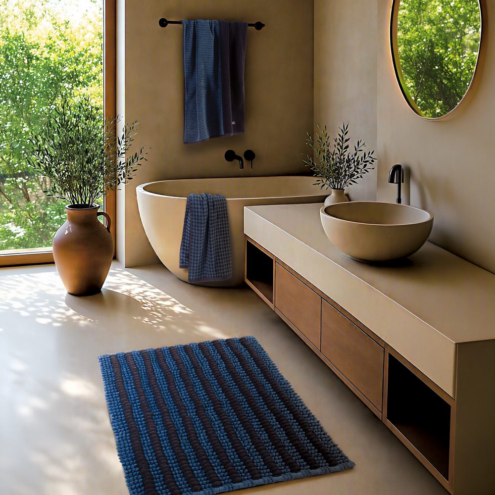 Χαλάκι Μπάνιου Regard 50x80  Nef Nef Homeware, 35% ΒΑΜΒΑΚΙ-65% ΠΟΛΥΕΣΤΕΡΑΣ - Image 3