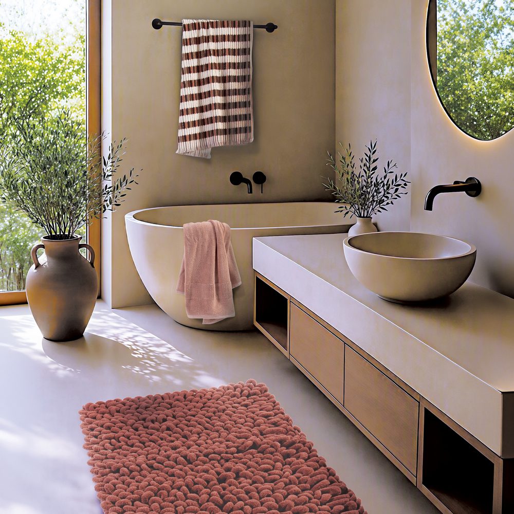Χαλάκι Μπάνιου Audrey 50x80  Nef Nef Homeware, 35% ΒΑΜΒΑΚΙ-65% ΠΟΛΥΕΣΤΕΡΑΣ - Image 8