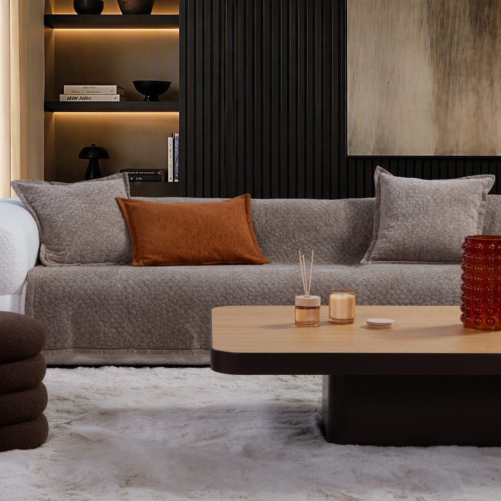 Ριχτάρι Πολυθρόνας Decore 170x180  Nef Nef Homeware, 58%ΑΚΡ-25%BAMB-17% ΠΟΛ - Image 4
