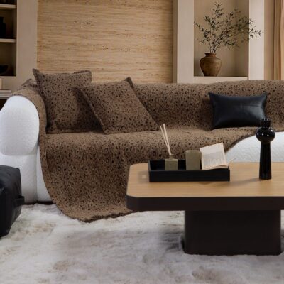 Ριχτάρι Τριθέσιου Καναπέ Leopard 170x300 Nef Nef Homeware, 58%ΑΚΡ-25%BAMB-17% ΠΟΛ - Image 4