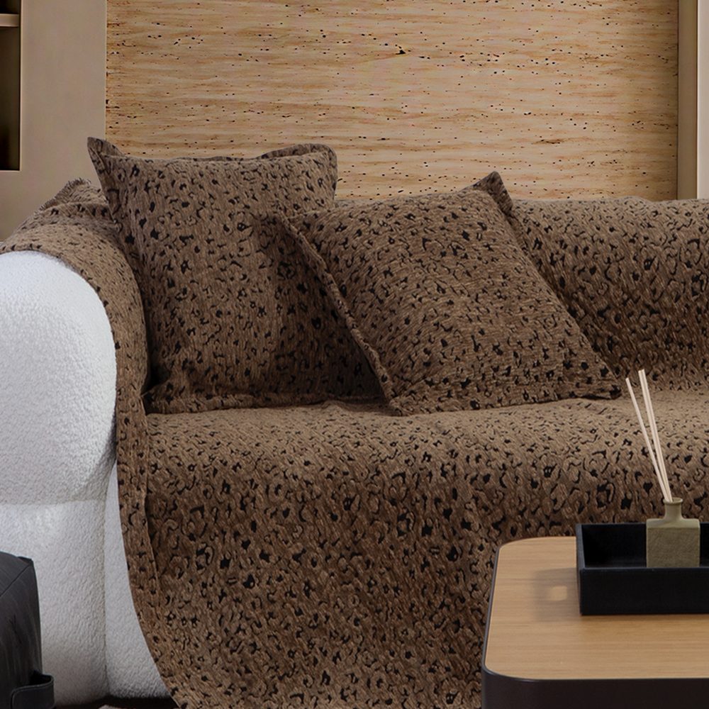Μαξιλάρι Διακοσμητικό Leopard 50x50  Nef Nef Homeware, ΕΞΩΤ:58%ΑΚΡ-25%BAMB-17% ΠΟΛ ΕΣΩΤ:100%ΠΟΛ - Image 4