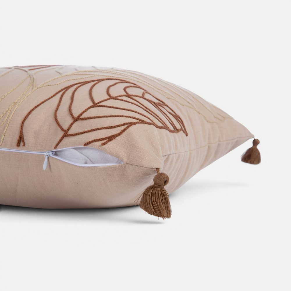Μαξιλάρι Διακοσμητικό Plumeria 45x45  Nef Nef Homeware, 100% BAMBAKI - Image 2