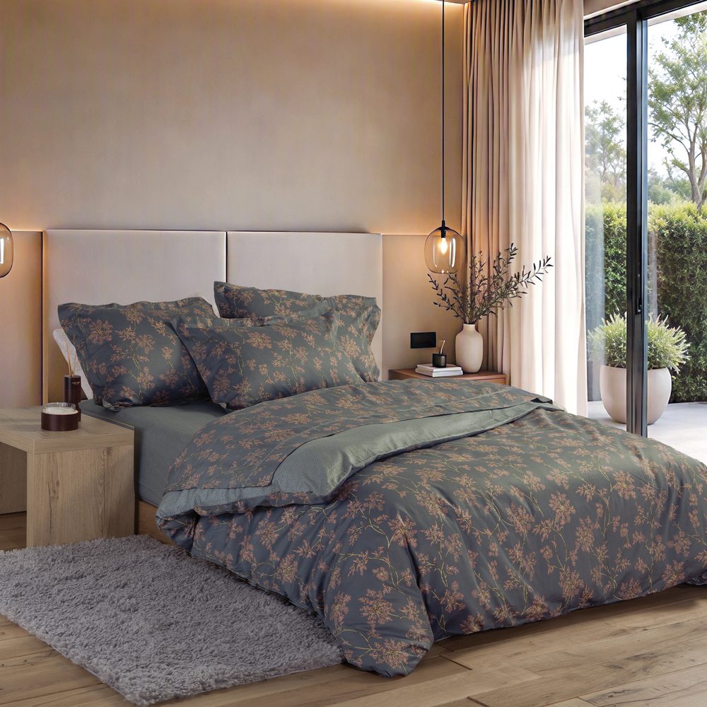 Σετ Σεντόνια Βαμβακοσατέν με Λάστιχο Foxy Nef Nef Homeware, 100% BAMBAKI