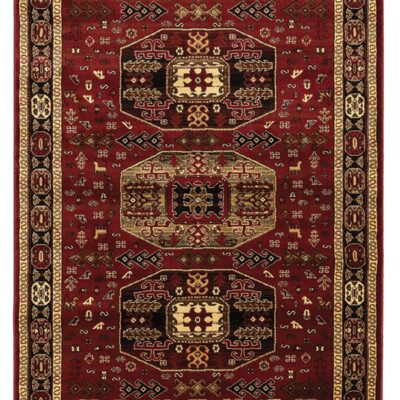 NewPlan ΧΑΛΙ PERSIA 6057 BURGUNDY ΜΕ ΚΡΟΣΣΙ