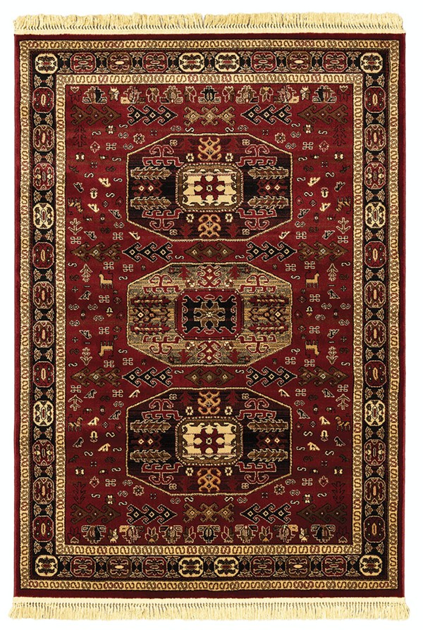 NewPlan ΧΑΛΙ PERSIA 6057 BURGUNDY ΜΕ ΚΡΟΣΣΙ
