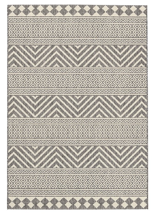 NewPlan ΧΑΛΙ ETHNIK  7525D  GREY-ECRU