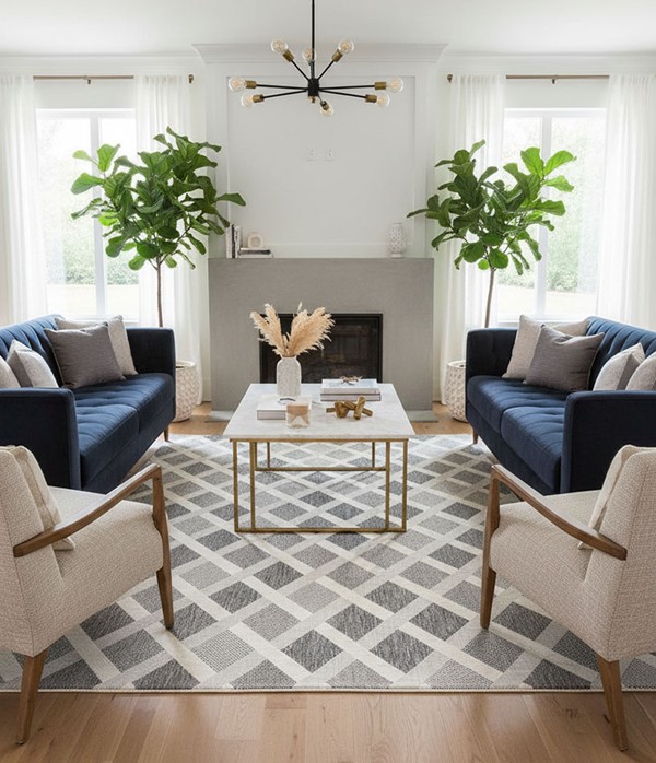 NewPlan ΧΑΛΙ ETHNIK 3729D GREY-ECRU - Image 3