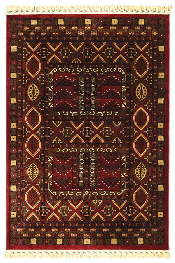 NewPlan ΧΑΛΙ PERSIA 2273 BURGUNDY ΜΕ ΚΡΟΣΣΙ