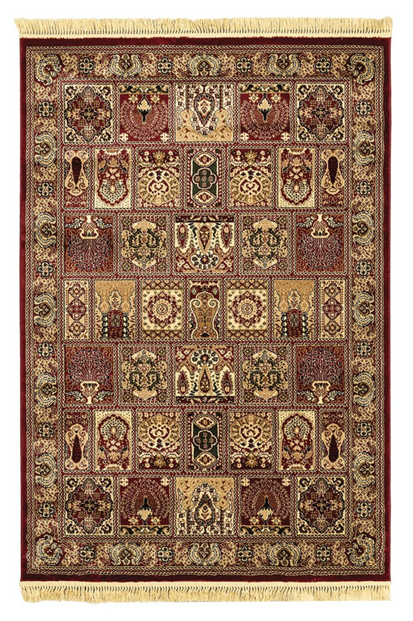 NewPlan ΧΑΛΙ PERSIA 6283 BURGUNDY ΜΕ ΚΡΟΣΣΙ