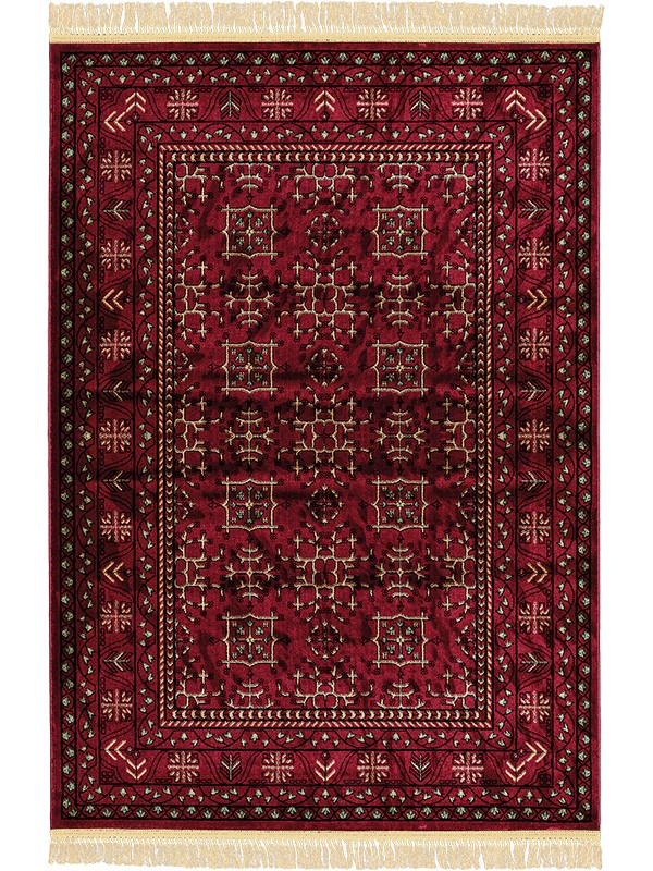 NewPlan ΧΑΛΙ PERSIA 315 BURGUNDY ΜΕ ΚΡΟΣΣΙ