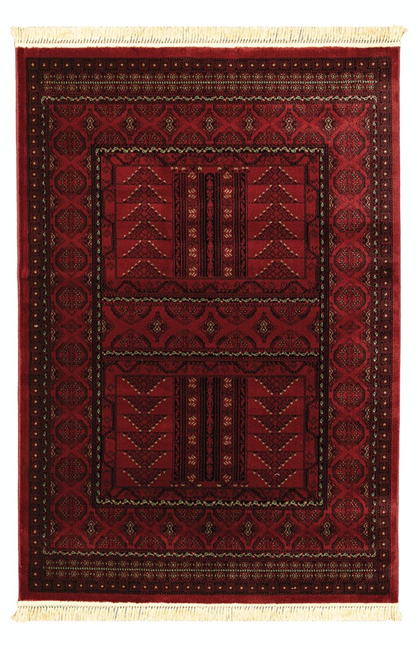 NewPlan ΧΑΛΙ PERSIA 2288 BURGUNDY ΜΕ ΚΡΟΣΣΙ