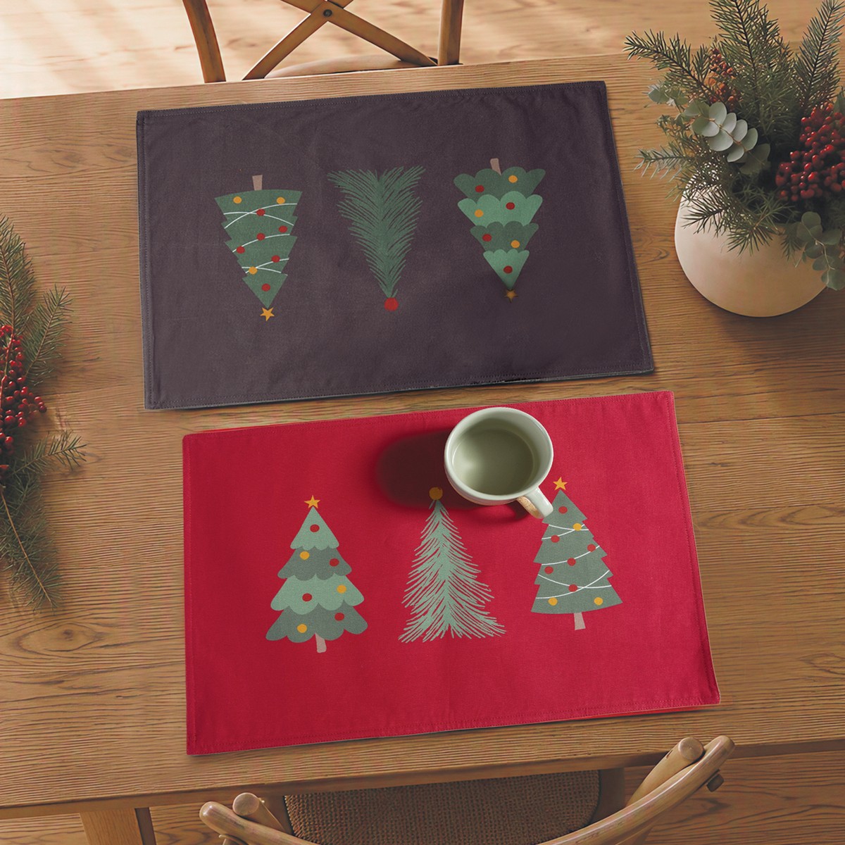 Χριστουγεννιάτικα Σουπλά My Christmas Tree 33X48 Nef Nef Homeware, 100% BAMBAKI