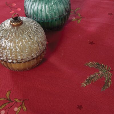 Χριστουγεννιάτικη Τραβέρσα Mistle 45x140 Nef Nef Homeware, 50% BAMB-50% ΠΟΛ - Image 2