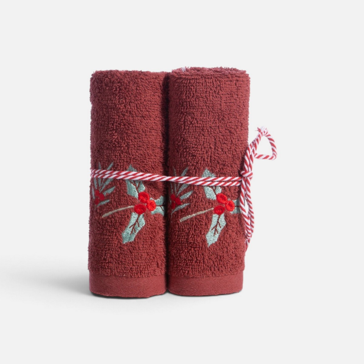 Χριστουγεννιάτικες Πετσέτες Σετ 2τεμ. Spiritus Nef Nef Homeware, 100% BAMBAKI - Image 2