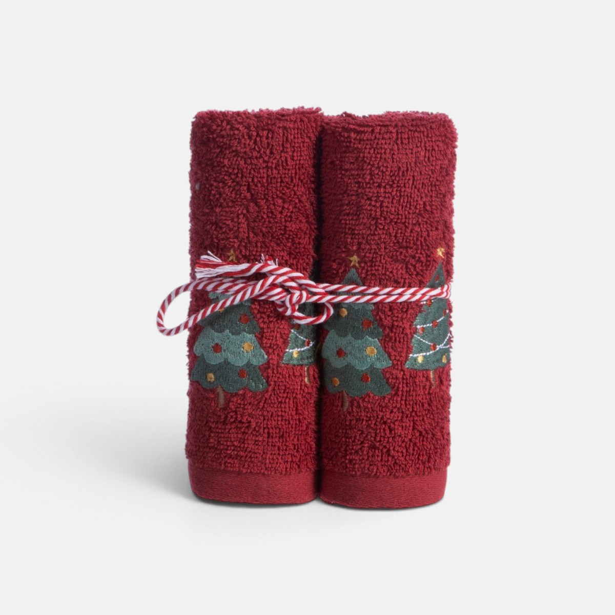 Χριστουγεννιάτικες Πετσέτες Σετ 2τεμ. My Christmas Tree Nef Nef Homeware, 100% BAMBAKI - Image 2