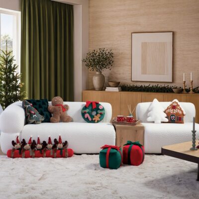 Χριστουγγενιάτικο Στοπ Πόρτας Gift 22x22x22 Nef Nef Homeware, 100% ΠΟΛΥΕΣΤΕΡΑΣ - Image 2